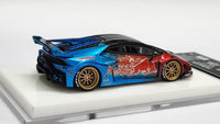 1:64 Veloce Lamborghini Huracan LP610-4 Liberty Walk Red bull. Resin