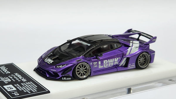 1:64 Veloce Lamborghini Huracan LP610-4 LB Performance Metallic Purple. Resin