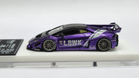 1:64 Veloce Lamborghini Huracan LP610-4 LB Performance Metallic Purple. Resin