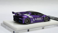 1:64 Veloce Lamborghini Huracan LP610-4 LB Performance Metallic Purple. Resin