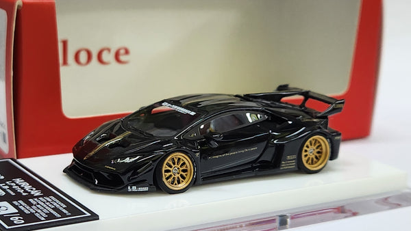 1:64 Veloce Lamborghini Huracan LP610-4 LB Performance Black/Gold Resin