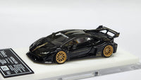 1:64 Veloce Lamborghini Huracan LP610-4 LB Performance Black/Gold Resin