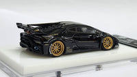 1:64 Veloce Lamborghini Huracan LP610-4 LB Performance Black/Gold Resin