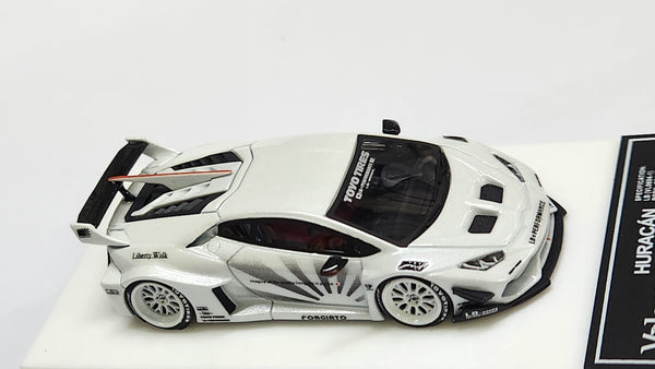 1:64 Veloce Lamborghini Huracan LP610-4 LB Performance Pearl White Zero Fighter Type 1