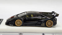 1:64 Veloce Lamborghini Huracan LP610-4 LB Performance Black/ Italian flag stripe Resin