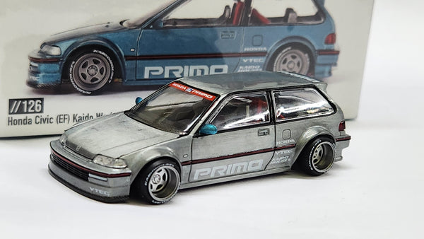 CHASE 1:64 Kaido House X Mini GT Honda Civic EF Kaido Works V1 KHMG126