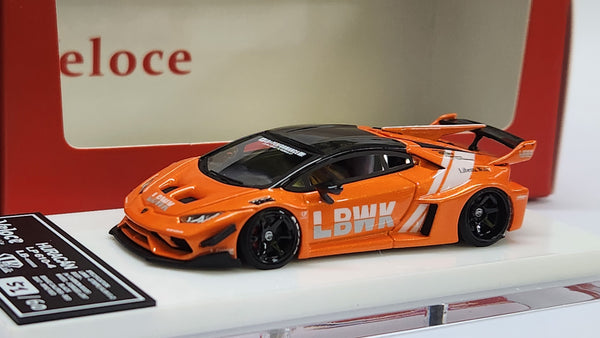 1:64 Veloce Lamborghini Huracan LP610-4 LB Performance Metallic Orange. Resin