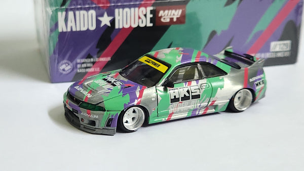 Chase 1:64 Kaido House X Mini GT Nissan Skyline GT-R R33 HKS Power V1