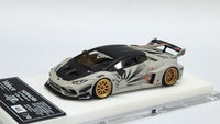 1:64 Veloce Lamborghini Huracan LP610-4 LB Performance Zero Fighter with carbon. Gold Rims.