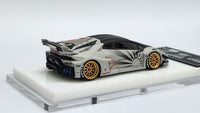 1:64 Veloce Lamborghini Huracan LP610-4 LB Performance Zero Fighter with carbon. Gold Rims.