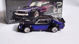 1:64 Pop Race Nissan Skyline GT-R KPGC110 KENMERI Magic Purple Macau 2024 999pcs