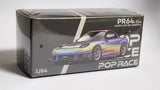 1:64 Pop Race Mazda RX-7 RE Amemiya Widebody Magic Chrome Macau GP 2024 999pcs