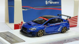 1:64 Fuelme Subaru Impreza WRX STI VAB/S4 WB Varis ocean blue resin