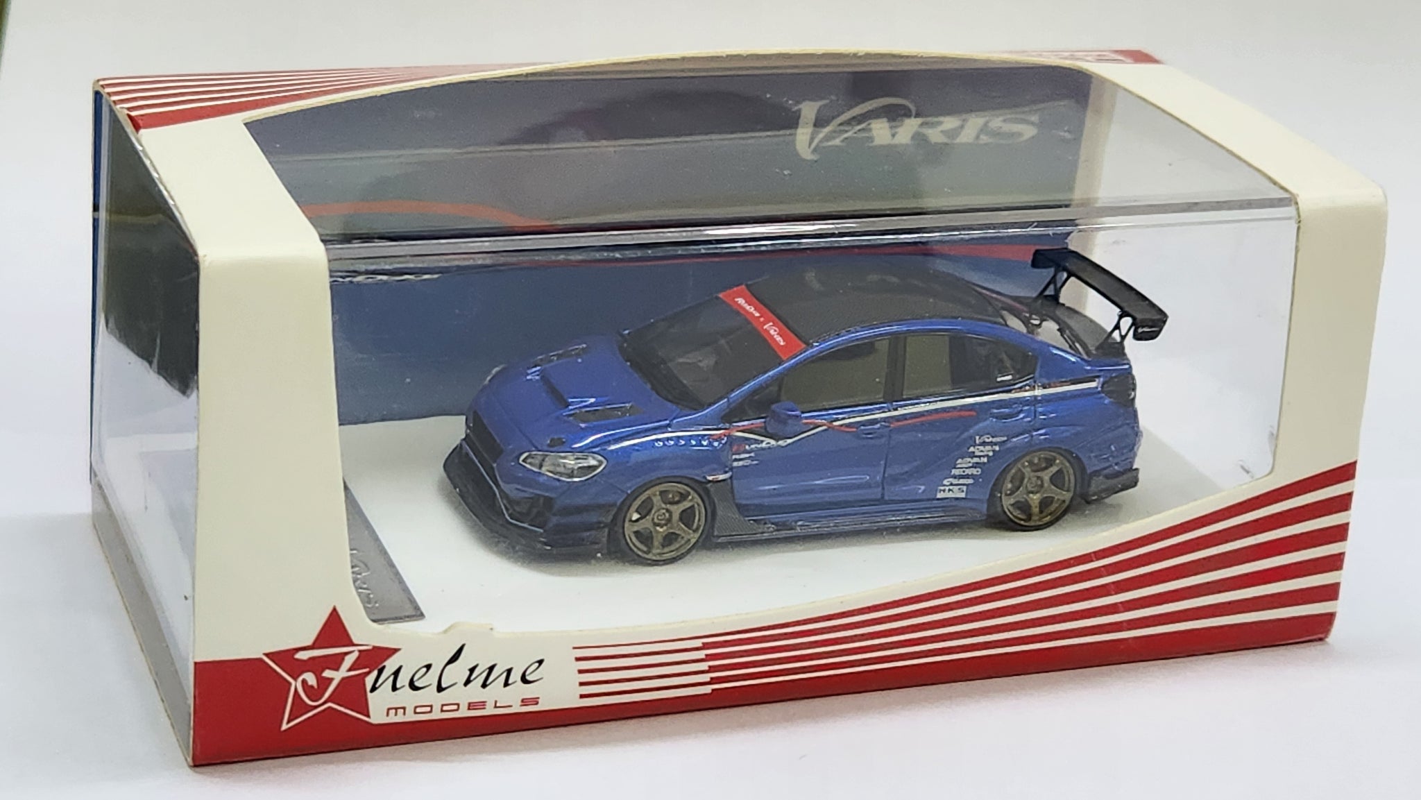 1:64 Fuelme Subaru Impreza WRX STI VAB/S4 WB Varis ocean blue resin –  hiltawaytoyhk