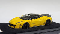 1:64 Timothy & Pierre TP Ferrari 458 Liberty Walk Yellow Resin