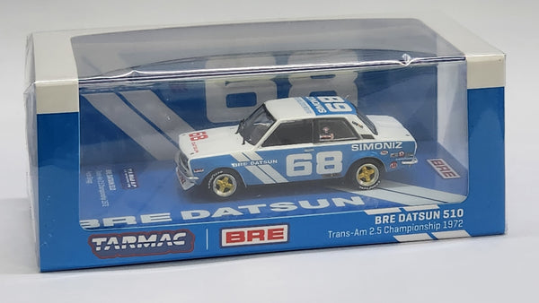 1:64 Tarmac BRE Datsun 510 Tran-Am 2.5 Championship 1972 Peter Gregg