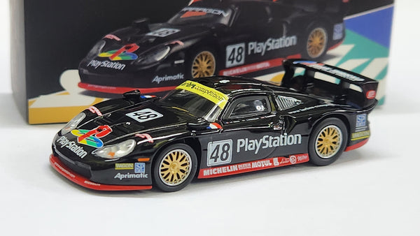 1:64 Sparky Spark Porsche 911 GT1 EVO PlayStation #48 Diecast