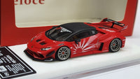 1:64 Veloce Lamborghini Huracan LP610-4 Liberty Walk LBWK Matt Red Zero Fighter. Resin