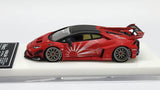 1:64 Veloce Lamborghini Huracan LP610-4 Liberty Walk LBWK Matt Red Zero Fighter. Resin