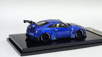 1:64 Veloce Nissan Skyline GT-R R35 LB Performance Metallic Blue Resin