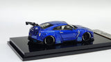 1:64 Veloce Nissan Skyline GT-R R35 LB Performance Metallic Blue Resin