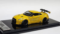 1:64 Veloce Nissan Skyline GT-R R35 LB Performance Yellow Resin