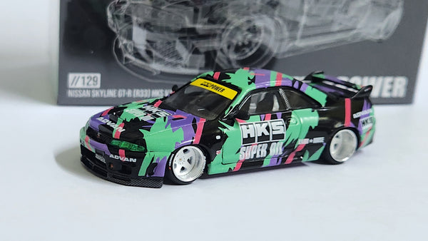 1:64 Kaido House X Mini GT Nissan Skyline GT-R R33 HKS Power V1