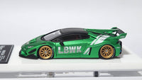 1:64 Veloce Lamborghini Huracan LP610-4 LB Performance Matt Metallic Green. Resin