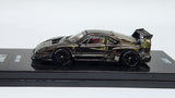 1:64 Inno64 Ferrari F40 LBWK Chrome Black Diecast