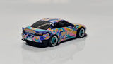 1:64 Mini GT Give 2023 China Nissan Silvia S15 Rockey Bunny Chrome Blue 633