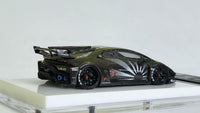 1:64 Veloce Lamborghini Huracan LP610-4 LB Performance Metallic Black Zero Fighter. Resin