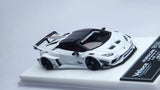 1:64 Veloce Lamborghini Huracan LP610-4 Liberty Walk White With Black Rims