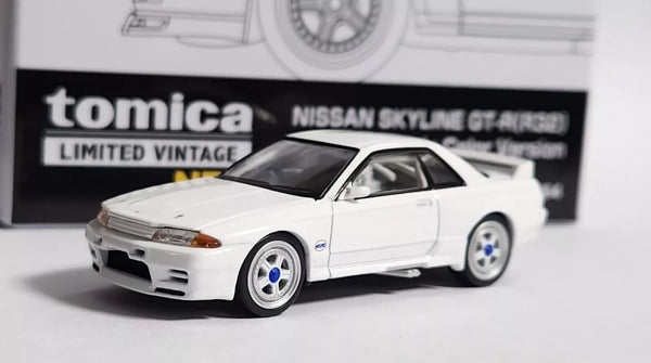 1:64 Tomica Limited Tomytec Nissan Skyline GT-R R32 Group A Plain Color Version.