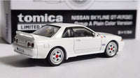 1:64 Tomica Limited Tomytec Nissan Skyline GT-R R32 Group A Plain Color Version.