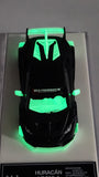 1:64 Veloce Lamborghini LP610-4 LB Performance Matt Black Glow in the dark. Resin