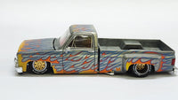 Chase 1:64 Mini GT Kaido House Chevrolet Silverado Dually On Fire V1 #127