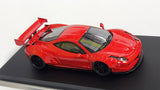 1:64 Veloce Ferrari 458 Italian LBWK Liberty Walk Red GT Wing. 08/20