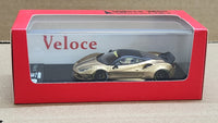 1:64 Veloce Ferrari 488 GTB LB Performance LBWK Gold Resin