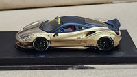 1:64 Veloce Ferrari 488 GTB LB Performance LBWK Gold Resin