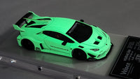 1:64 Veloce Lamborghini LP610-4 LB Performance Glow in the dark green. Resin