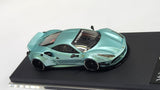 1:64 Veloce Ferrari 488 GTB LB Performance Neon Ice Blue Resin