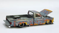 Chase 1:64 Mini GT Kaido House Chevrolet Silverado Dually On Fire V1 #127