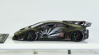 1:64 Veloce Lamborghini Huracan LP610-4 LB Performance Metallic Black Zero Fighter. Resin