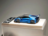 1:64 Veloce Lamborghini Huracan LP610-4 Liberty Walk Matt Blue. Resin