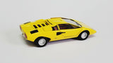 1:64 Tomica Limited Vintage Tomytec Lamborghini Countach LP400 Yellow. Diecast