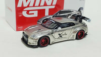 1:64 Mini GT X Sinopec Hong Kong Exclusive Nissan Skyline GT-R R35 LB Works LBWK #205