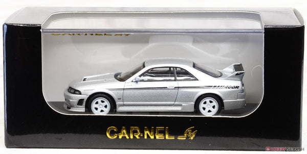 Kyosho Carnel Nissan Skyline GT-R R33 NISMO 400R 1995 Silver CN640013 1:64