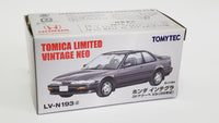 Tomica Limited Vintageo NEO Tomytec LV-N193d Honda Integra 3 door coupe xi Gray 1:64 - hiltawaytoyhk