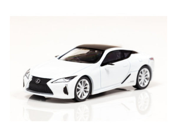 1:64 Kyosho CARNEL Lexus LC500h 2017 Pearl White CN640012 Diecast