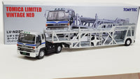 Tomica Limited Vintage Tomytec LV-N225b ISUZU 810 EX Tractor Antico ASZ022 Car Transporter Trailer. 1:64